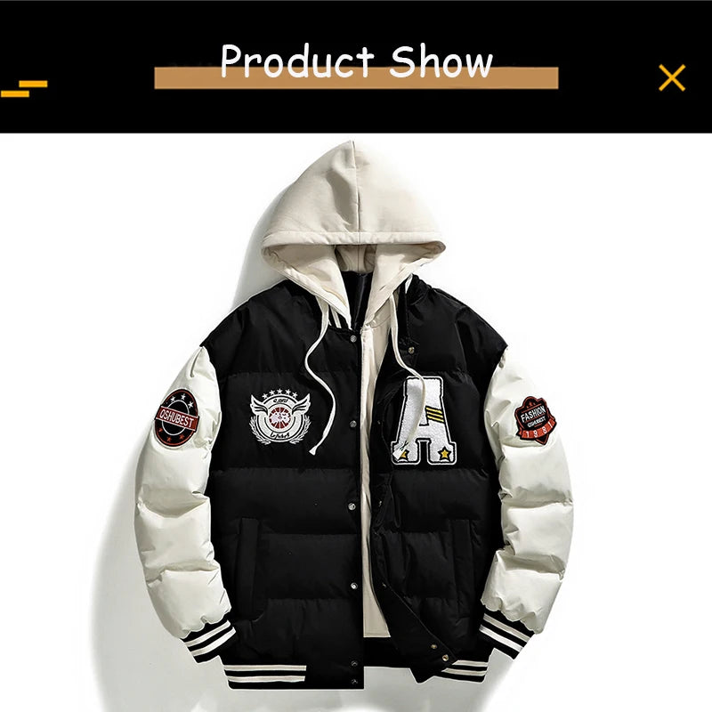 2025 New Winter Men Outdoor Windbreak Warm Travel Jacket Men Autumn Hooded Casual Fashion Sport Brand Loose Jacket Male Coat Top.