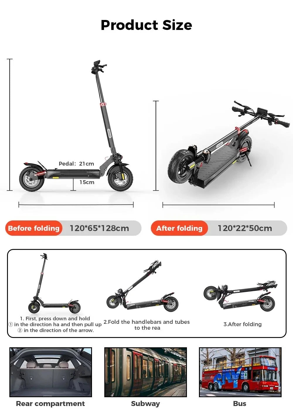 iScooter ix4 Foldable Adult Electric Scooter E-Scooter 45 KM/H Electric Kick Scooter 800W Skateboards 48V 15Ah Kickboard