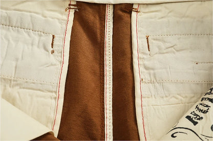 Spring And Autumn New American Retro 100% Cotton Multi-pocketed Washed Old Straight Casual Pants Loose Fashion Cargo Trousers