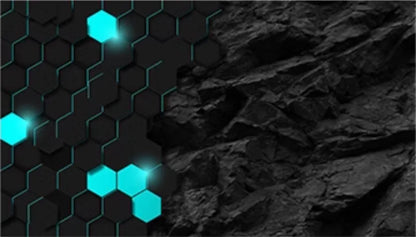 Custom Technology oriented KTV wallpaper private rooms 3D concave hexagonal wall panels e-sports room geometric home decoration