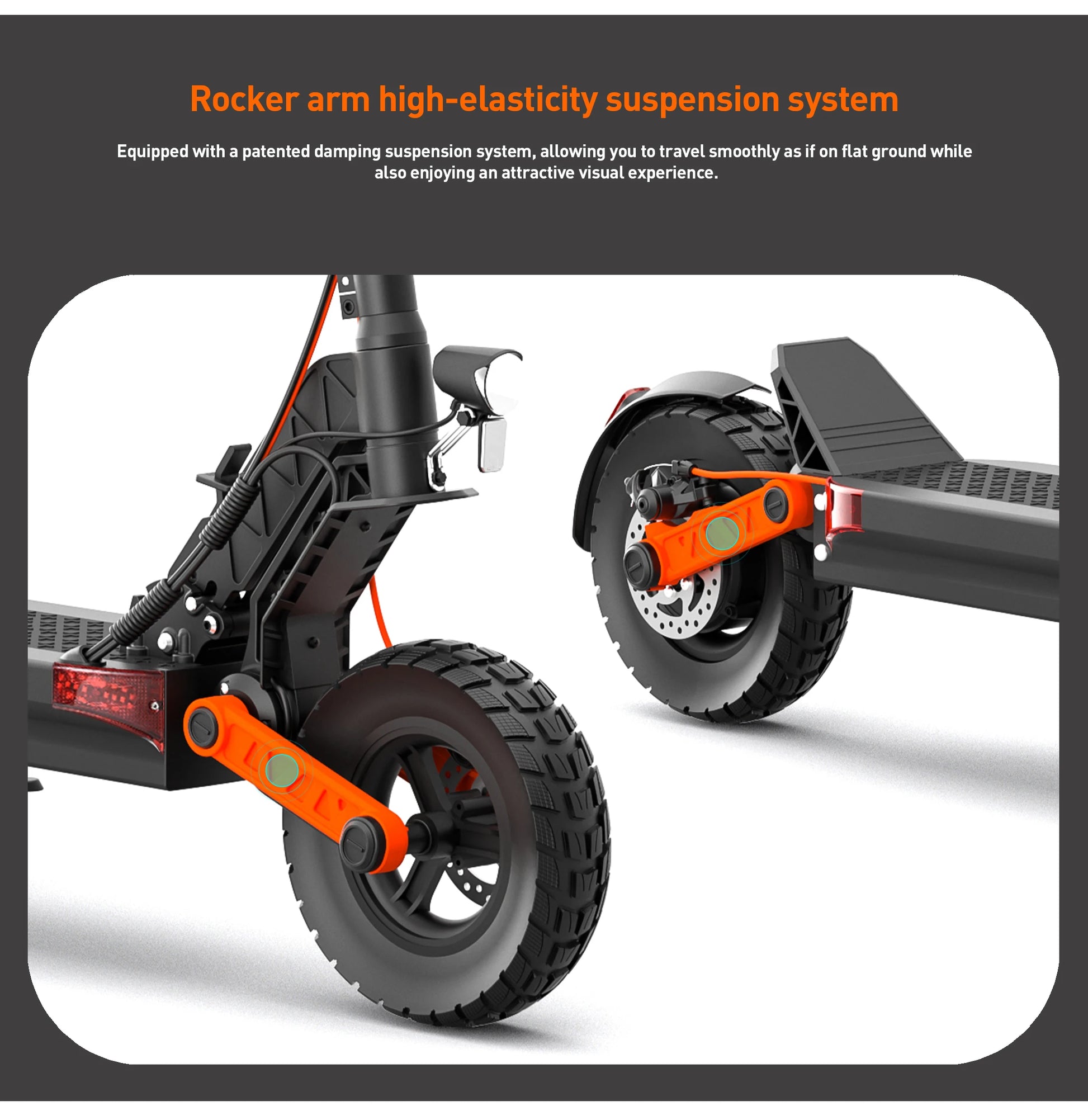 JOYOR S8 Electric Scooter For Adult 600W E-scooter with 48V 26Ah battery 10" Off-Road Air Tire 25km/h.