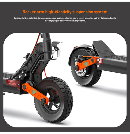 JOYOR S8 Electric Scooter For Adult 600W E-scooter with 48V 26Ah battery 10" Off-Road Air Tire 25km/h.