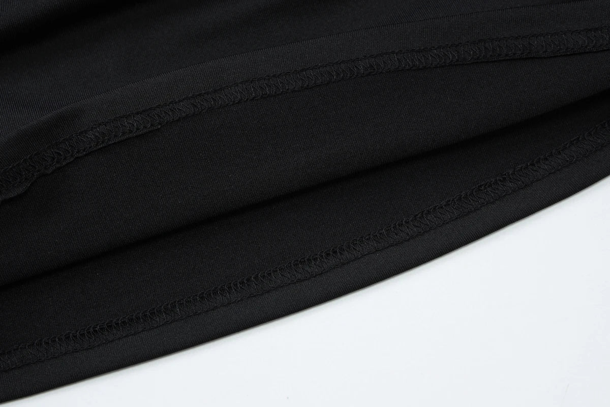 Hugcitar Women'S Fashion Sexy One Shoulder Solid Ruched Sexy Crop Tank Top Summer Clothes Streetwear Party Festival Wholesale.