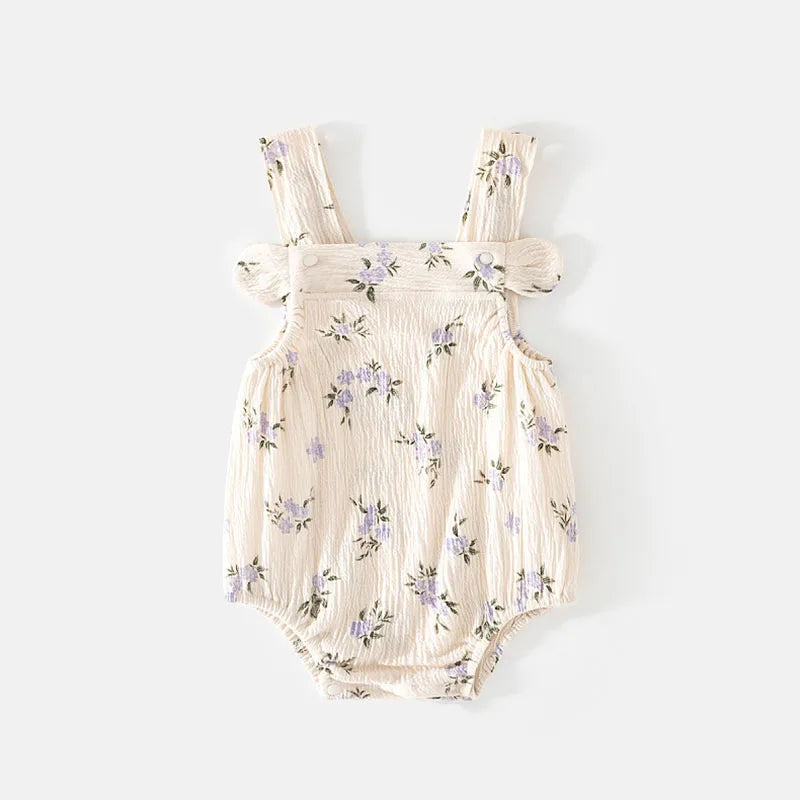 Sommer Baby Hosenträger Body Kleinkind Mädchen Süße Blumen Overall Infant Dünne Cartoon Tier Ein Stück.