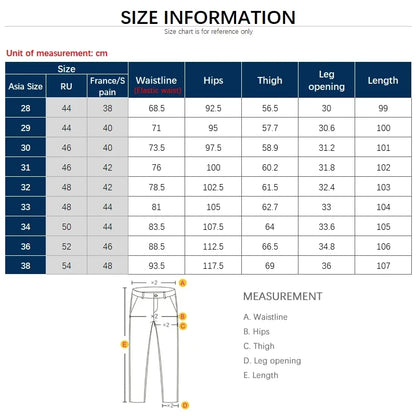 New Autumn Men's Business Straight Suit Trousers Elastic Waist Drape Loose Casual Stitching Khaki Black Pants Brand Clothing.