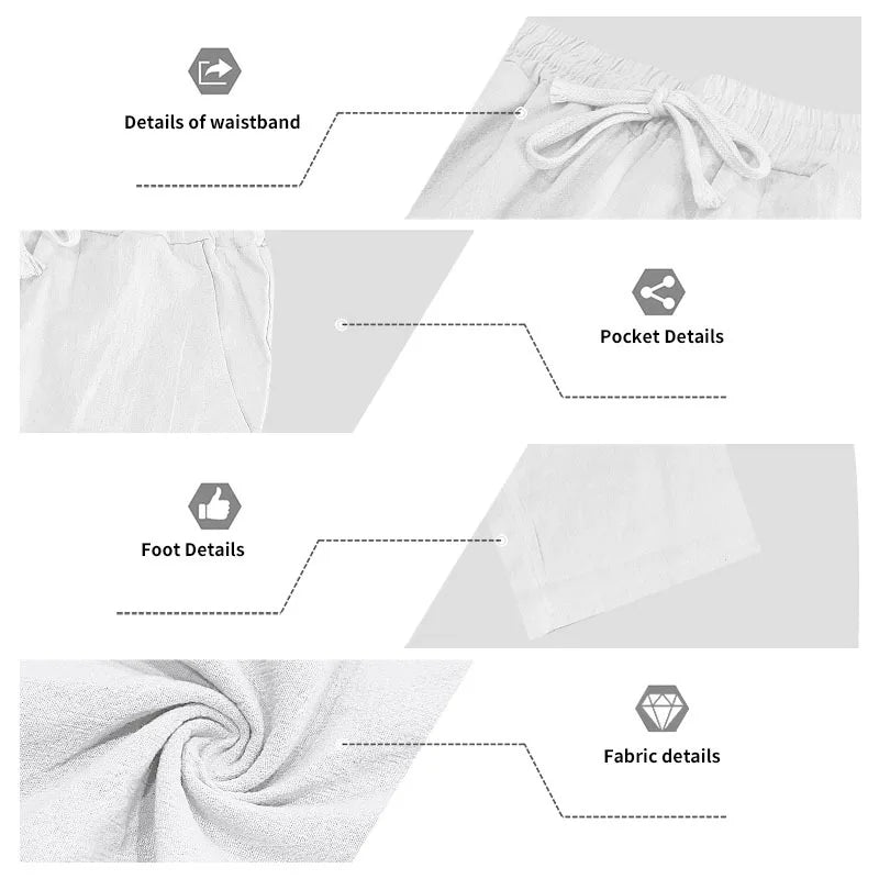 Cross-border Autumn Linen Men's Casual Suit Loose Hooded Henley Shirt Long Sleeve Pants Suit.