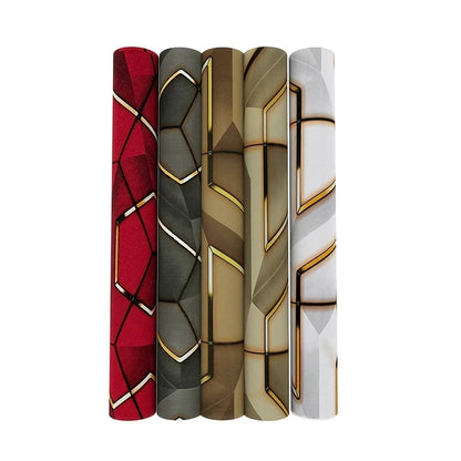 45cm geometric self-adhesive wallpaper decoration waterproof and stain resistant Ins style bedroom e-sports room wallpaper