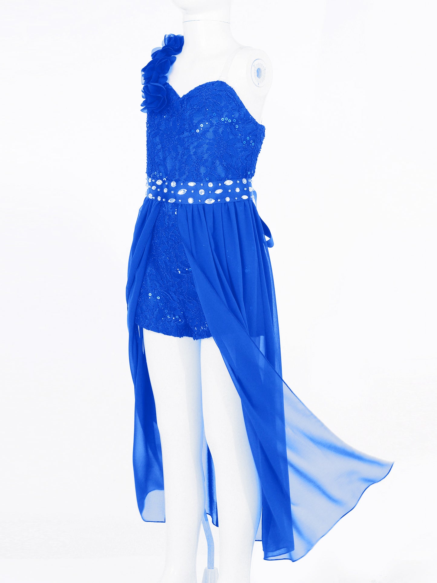 Elegantes Partykleid für Mädchen, Hochzeit, Geburtstag, Abschlussball, Bühne, Festzug, glänzende Pailletten, Perlenapplikation, Spitze, Chiffon, Overall-Kleider