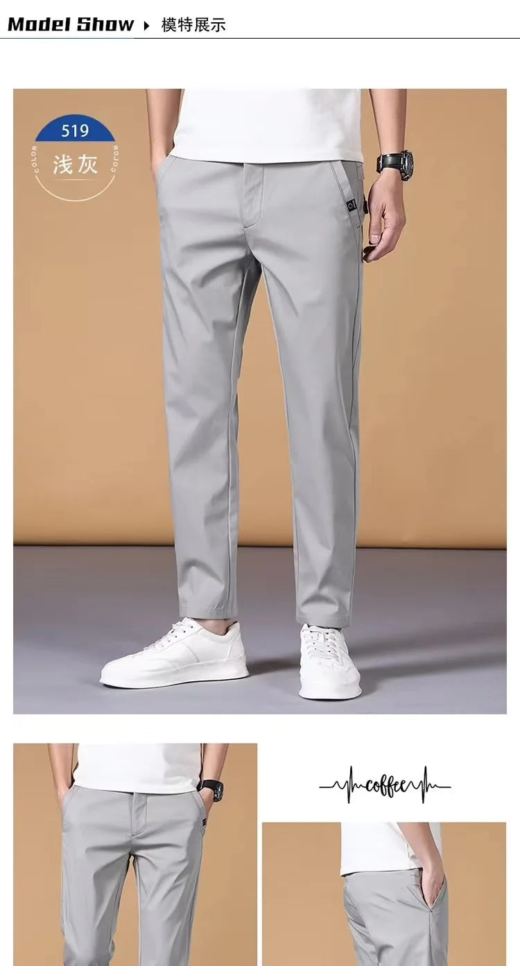 Fashion Men's Pants Summer Suit Pants Casual Korean Men's Pants Joggers Men Streetwear Casual Sports Pants.