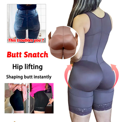 Slimming Fajas Girdles Colombian Shaper Compression Corset Corrective Sheath Tummy Control Bodysuit Butt Lifter Women Shapewear.