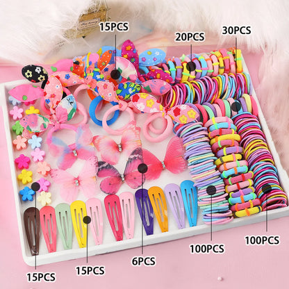 780-1800Pcs Colorful Hair Bands Set Nylon Ealstic Hair Ties Ponytail Hold Scrunchie Rubber Band Kid Baby Girls Hair Accessories