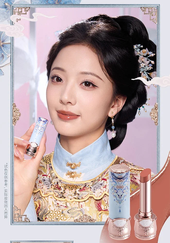 Flower Knows Butterfly Cloud Collar Collection Cosmetics Water Non Stick Cup Lipstick Lght Film-forming Solid Lip Gloss Makeup.