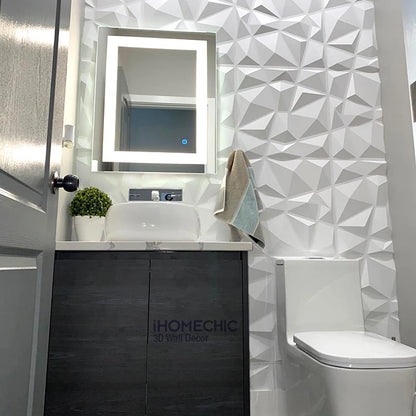 30x30cm home renovation 3D Stereo Wall Panel Diamond Not self-adhesive tile 3D wall sticker living room Bathroom 3d wall paper