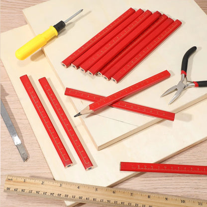 150–1 Stück robuste achteckige Hartschwarz-Schreinerbleistifte, Holzbearbeitungsstifte, speziell für die Markierung von Holzbeton.