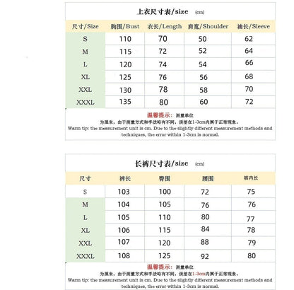 Men's new autumn style American stand-up collar button elbow patch color-block long-sleeve hoodie and pants set.