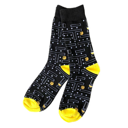 1 Pair Unisex Old School Game Sock Trendy Fashionable Suit In All Seasons For Daily Street.