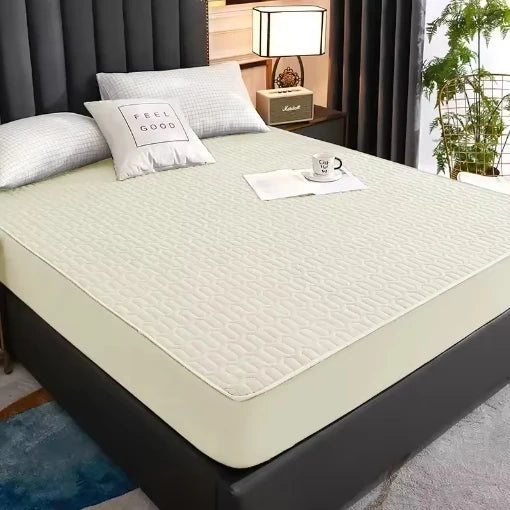 Waterproof Thicken bed Cover Protector Skin-Friendly Queen King Double Fitted Sheet Mattress Cover Mat 150x200 180x200 160x200cm