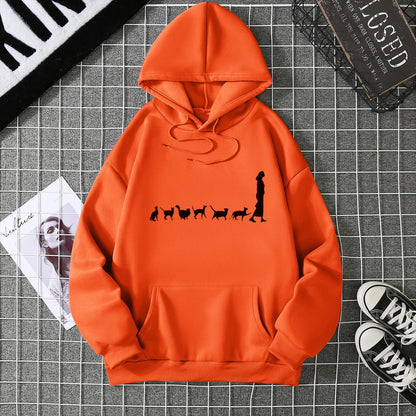 2025, Winter, neuer Damen-Kapuzenpullover, High Street, Unisex-Stil, Doppeltaschen, Sweatshirts, Oberbekleidung, Übergröße, Damenbekleidung, CYXX226.