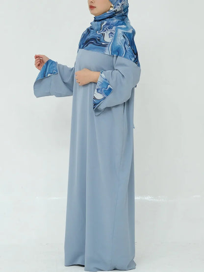 Muslim Türkiye Dubai Abayas For Women Loose Long Dress Kfatan Modest Ramadan Robe Femme Islamic Clothing Holiday Maxi Dresses.