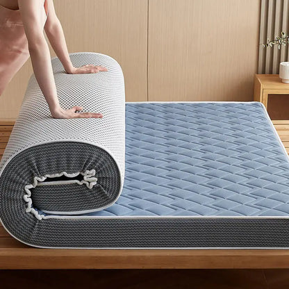 Naturlatex-Matratze, Zuhause, Schlafzimmer, Tatami, Memory, Wattepad, gepolstert, Vermietung, einzelner Studentenwohnheim, verdickt