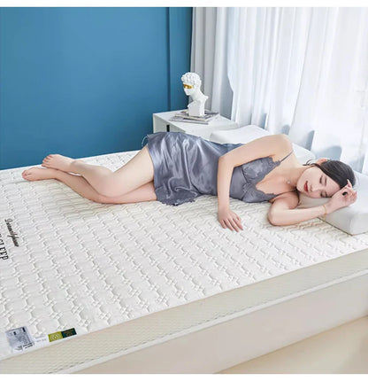 Latex-Schwammfüllung, Matratze, Bodenmatte, faltbar, langsamer Rückprall, Tatami-Baumwollbezug, Tagesdecken, 4/7 cm dicke, weiche Matratzen