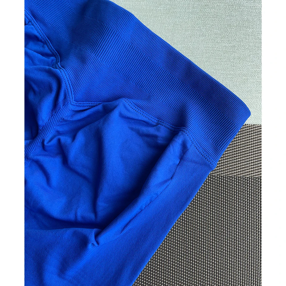 TKITK Leggings Women Seamless Sports Yoga Pants Low Ribbed Band Gym clothes Fitness Workout wear Scrunch Bum Tights.