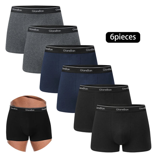 6 stücke Pack Baumwolle Boxer Männer Unterwäsche Männlich Marke Höschen Und Unterhose Für Homme Luxus Set Shorts Box Slips Marke briefs