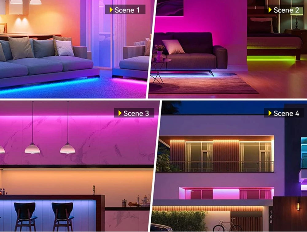 WS2812B WS2811 LED Strip Neon Rope Silica Gel Tube IP67 Waterproof For WS2815 SK6812 5050 RGB Light Ourdoor Decoration.