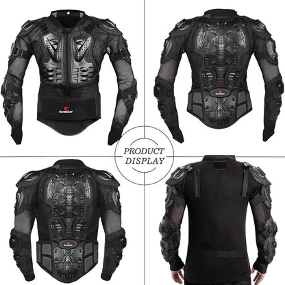 5XL Motorcycle Jackets Men's Full Body Armor Protection Jackets Motocross Enduro Racing Moto Protective Equipment Clothes.