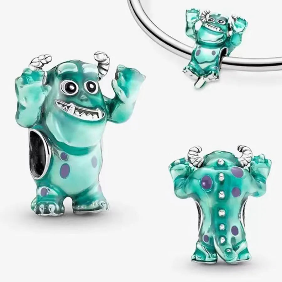 New fashion 100% S925 sterling silver Disney All-Star pendant beads, suitable for the original Pandora bracelet, women's fashion.