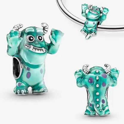 New fashion 100% S925 sterling silver Disney All-Star pendant beads, suitable for the original Pandora bracelet, women's fashion.