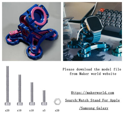 For Bambu Lab 3D printing DIY Creative Model Computer A1 Mini Wireless Mouse charger LED Light  Boat Gifts 3D Printer Parts.