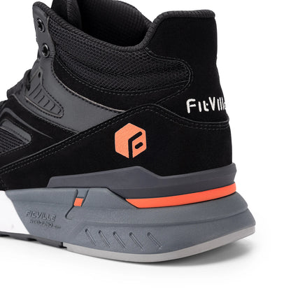 FitVille Herren-High-Top-Basketballschuhe, verbreitert, leicht, lässig, atmungsaktiv, für männliche geschwollene Füße, lindert Schmerzen