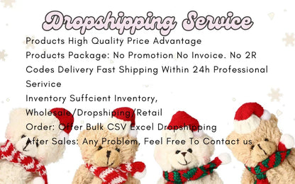 12–48 Stück Weihnachts-Kuscheltiere, Mini-Teddybären, groß, mit Organzabeuteln für Weihnachtsfeiern, Gastgeschenke, Weihnachtsbaumdekoration.