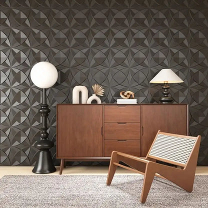 12/20/30pcs 3D pvc wall panels for indoor wall decoration, for living room hall bedroom hotel office,including tape
