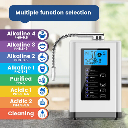 Alkaline Water Machine Ionizers PH Water Device Alkaline Water Dispenser 5 Plate Platinum Coating Alkaline Water Ioniser Machine.