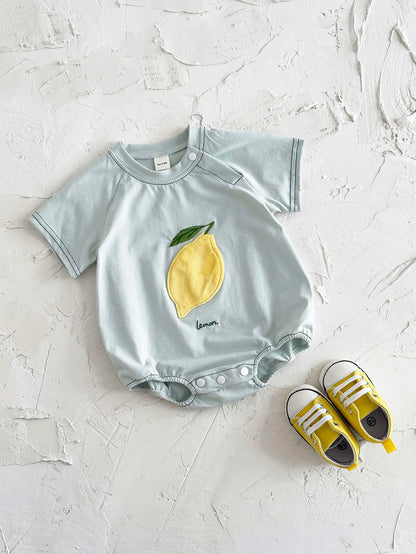 INS Sommer Neue Baby Body Neugeborenen Kleidung Jungen Mädchen Baumwolle Dreieck Strampler Plüsch brief Kurzarm Infant 0-18M