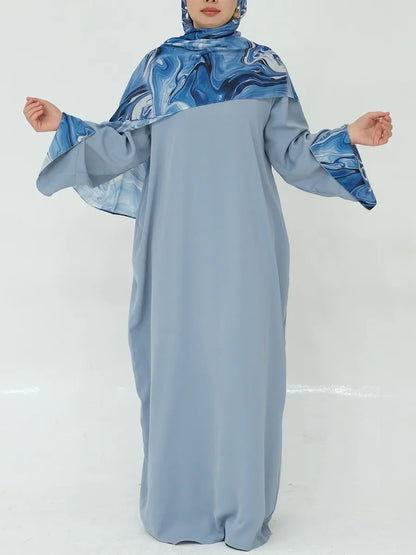 Muslim Türkiye Dubai Abayas For Women Loose Long Dress Kfatan Modest Ramadan Robe Femme Islamic Clothing Holiday Maxi Dresses.