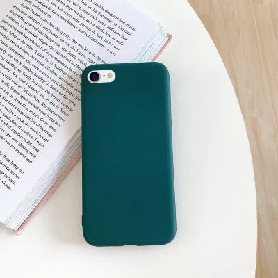 Case For iphone 7 8 SE 2020 2022 Shockproof TPU Liquid Silicone Protective Phone Back Cover for iphone SE 2020 2022 soft Case.