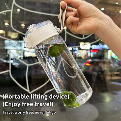 400/600/800ML Large Capacity Sports Water Bottle Leak Proof Plastic Cup Drinking Outdoor Travel Portable Gym Fitness Jugs.