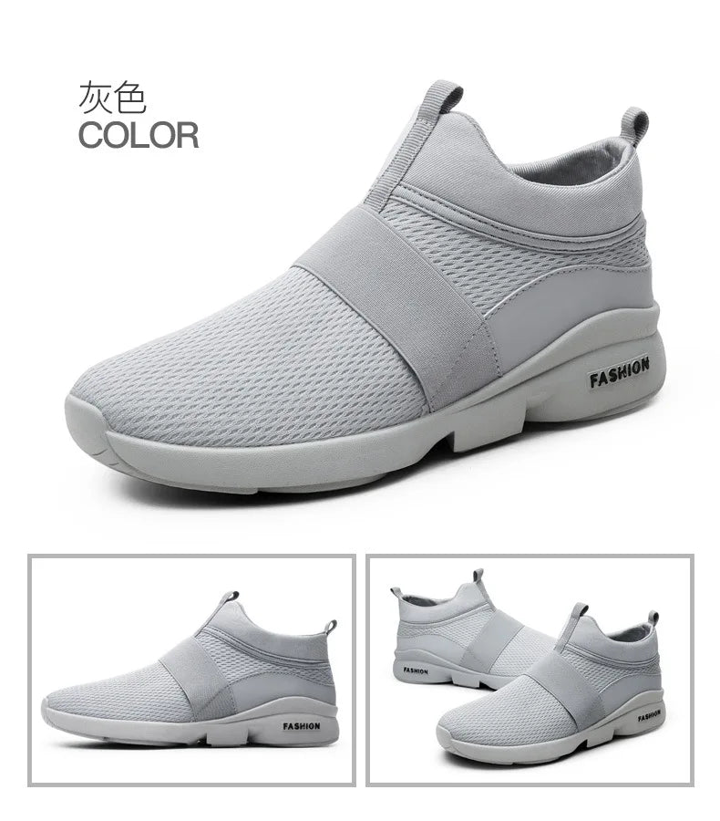 Men Shoes New Loafers Comfortable Fashion Mesh Man Casual Sneakers Couple Shoes Lightweight Non-slip Walking Footwear Size 48