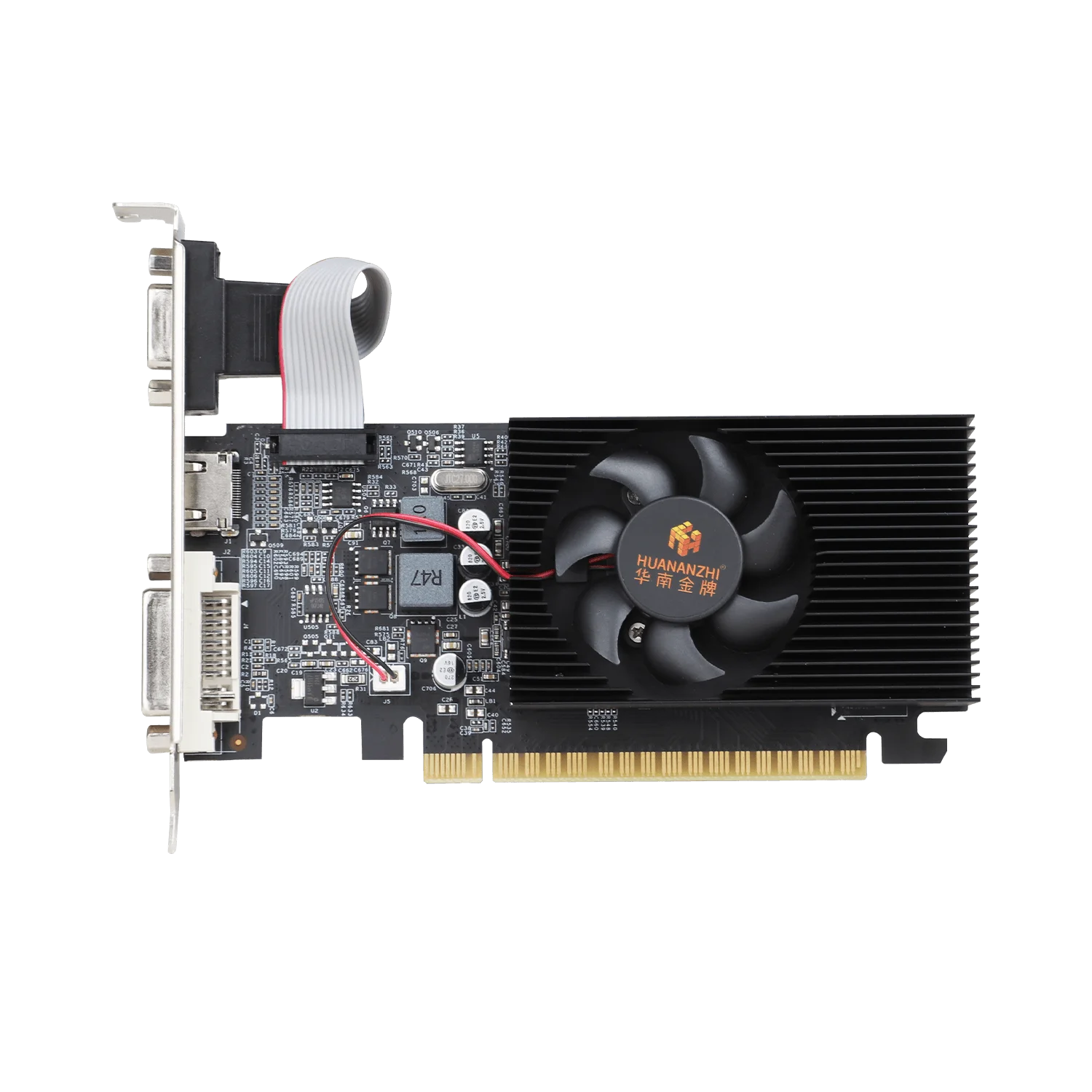 HUANANZHI GT 730 4G Graphics Cards 128Bit GDDR3 HDMI-Compatible VGA DVI GPU Video Card.