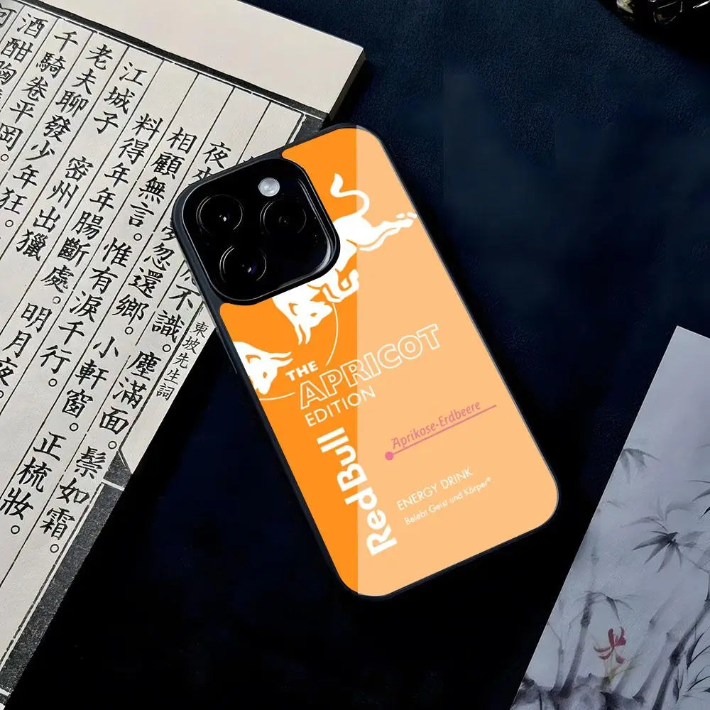 Fashion Red B-bulleS Logo Phone Case Silicone PC+TPU Case For IPhone 16 14 11 12 15 13 Pro Max 8 7 6 Plus X SE XR Hard Cover.