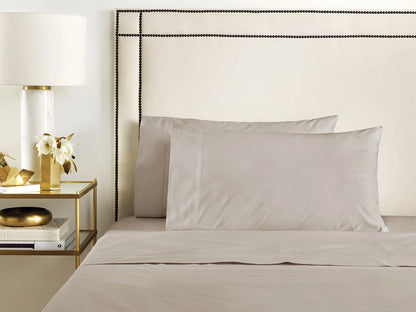 US-Europa-Größe, 1000 TC, 100 % ägyptische Baumwolle, Bettwäsche-Set, weiße, silberblaue Farben, individuell anpassbar