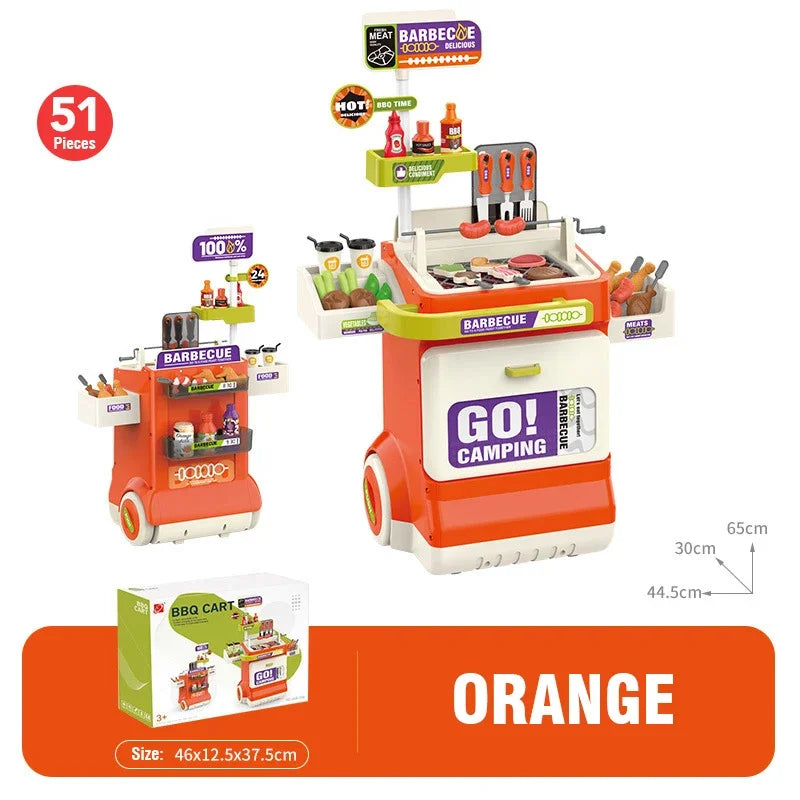 Kitchen Food Role Play Pretend Play Children Toy Ice Cream Candy Sweet Dessert Accessories Toys for Kid Christmas Birthday Gifts