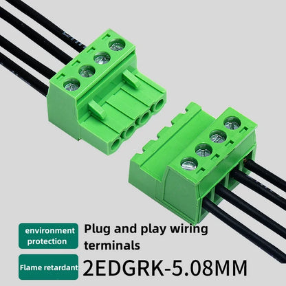 2EDGRK 5,08 mm Header Socket Plug-IN Terminal Blocks Schraubtyp PCB Male Connectors 2P -24P.