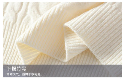 2024 Winter sweater new High End Luxury Cashmere Sweater Men Thick Warm Mens Sweaters With Deer Korean Harajuku Christmas Jumper