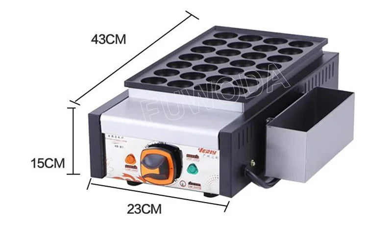 Commercial 28 Holes Takoyaki Maker Machine Electric or Gas Non-stick Waffle Balls Baker 40MM Round Fish Ball Making Machine.