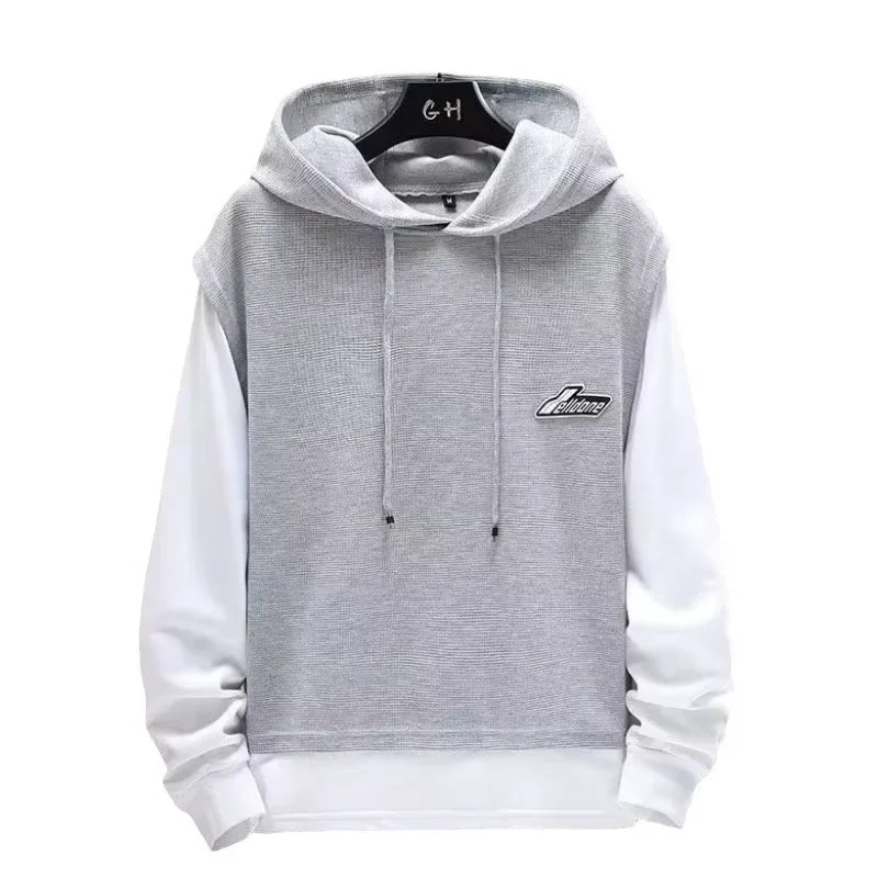 Men's Hoodie Long Sleeve Sportswear Set Casual Print Color Block Two-Piece Spring Autumn Fashionable Sweatshirt And Pants.