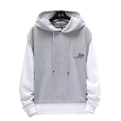 Men's Hoodie Long Sleeve Sportswear Set Casual Print Color Block Two-Piece Spring Autumn Fashionable Sweatshirt And Pants.